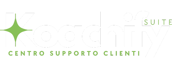 Home page del Centro assistenza Koachify